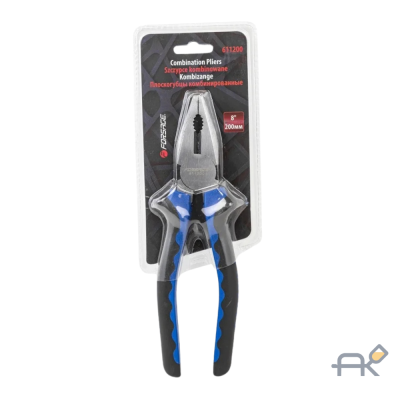 Плоскогубцы комбинированные Profi с возвратной пружиной 200мм. на пластиковом держателе (F-611200(New Profi))